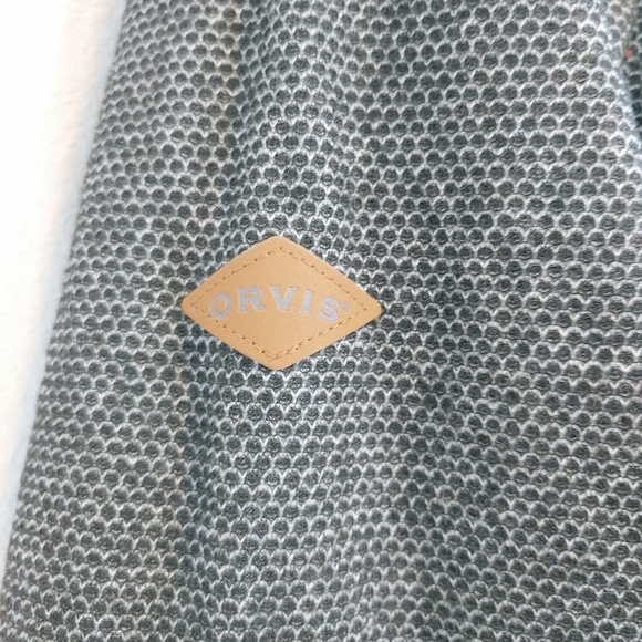 Orvis Men's Black Quarter Zip Fleece Lined Pullover Sweater Sz XXL - Picture 9 of 12